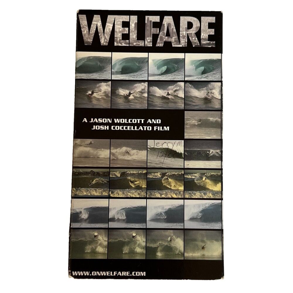 Welfare A Wolcott & Coccellatto Film Bodyboarding VHS